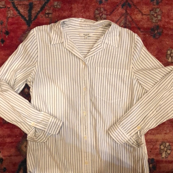 Madewell button up striped shirt - Picture 3 of 3